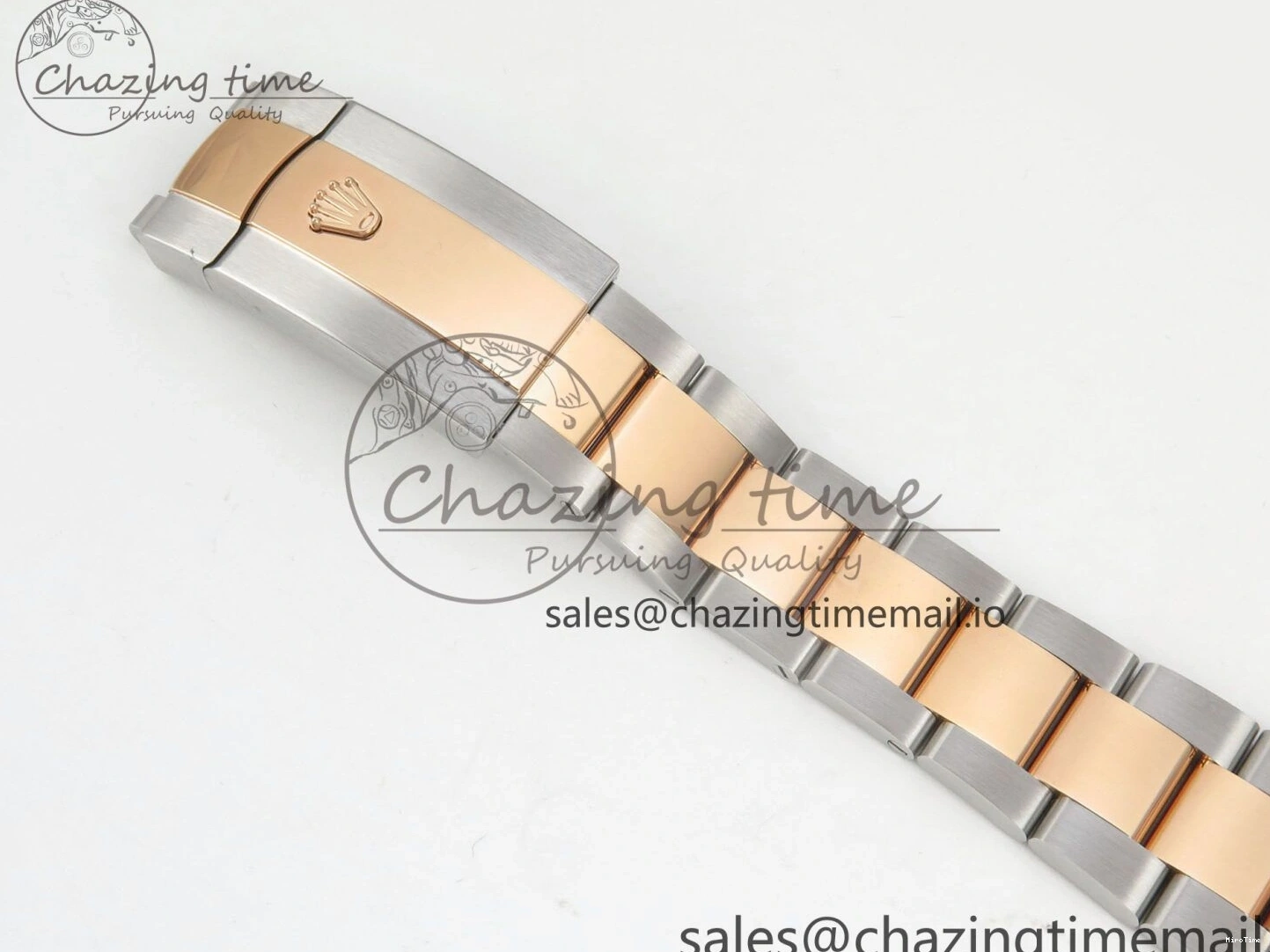 MiroTime 0426 FastDry DateJust 36 SS RG ARF 1:1 Best Edition 904L Steel White MOP Diamonds Dial on Oyster Bracelet SH 57